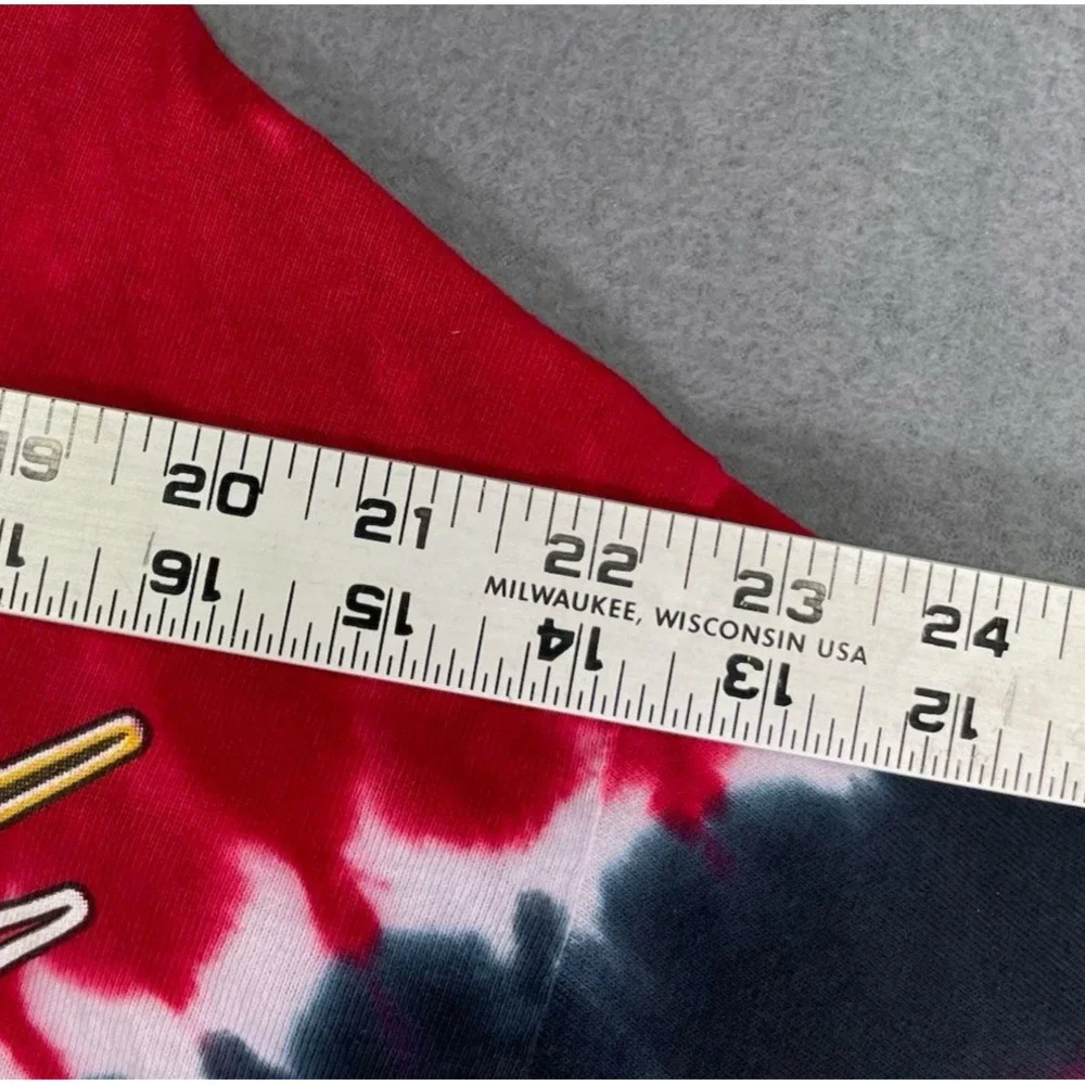 Vtg‎ Majestic Arizona Cardinals Tshirt XL NFL Tie Dye All Over Graphic Tee